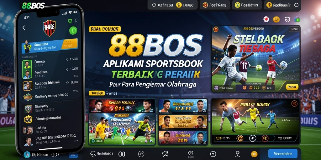 Screenshot utama dari 88BOS menampilkan antarmuka yang menarik untuk taruhan olahraga.