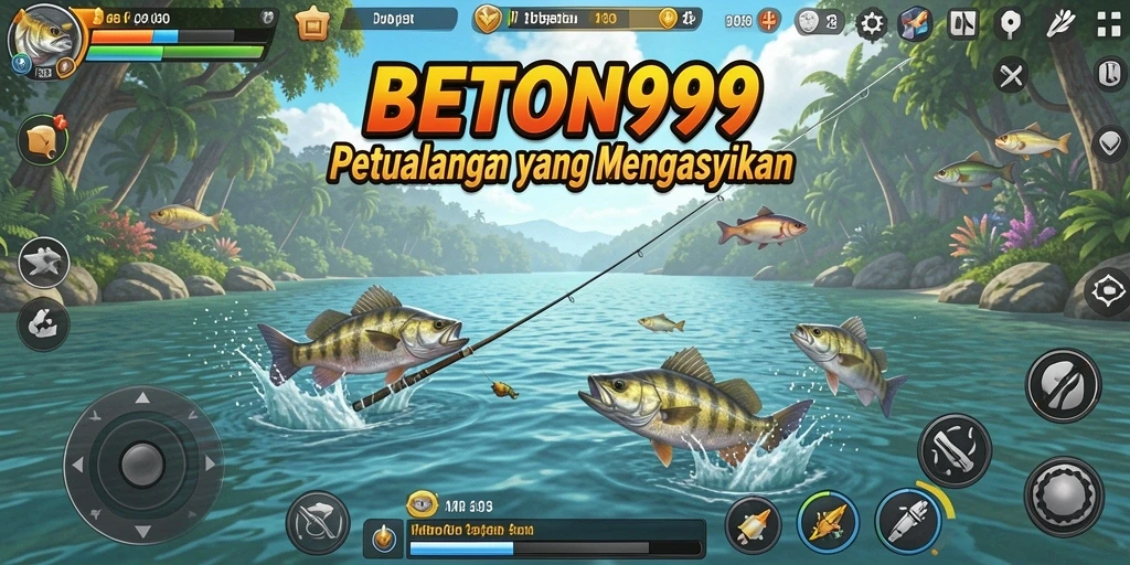Tampilan gameplay Fishing yang seru dan menantang di BETON999.