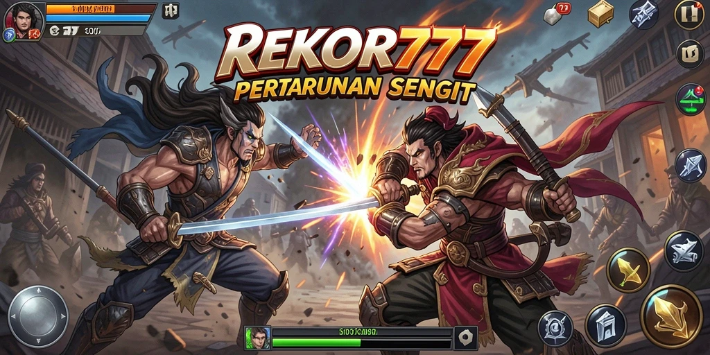 Tangkapan layar utama REKOR777 menampilkan pertarungan yang mendebarkan.