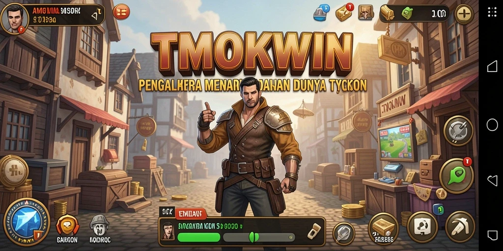 Screenshot utama TMOKWIN memperlihatkan gameplay Tycoon yang menarik.